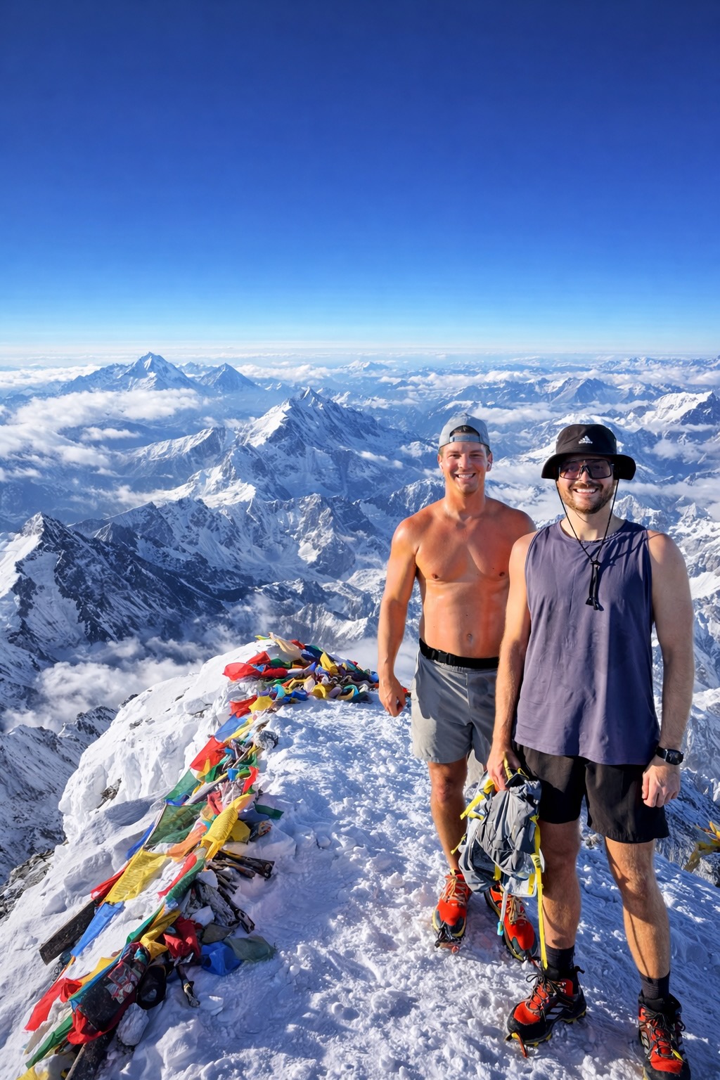 AI painterly profile with vivid gradients