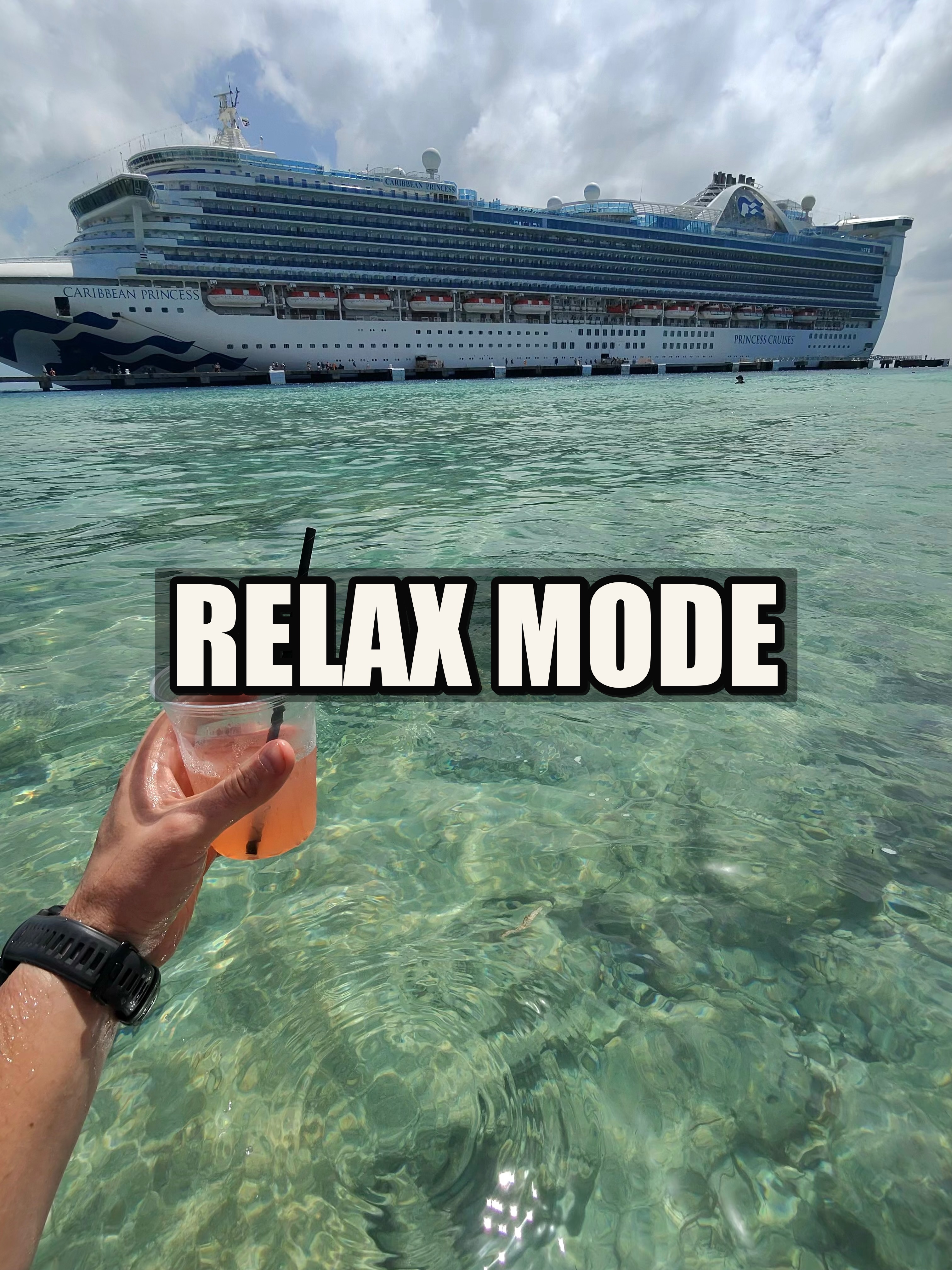 Cruise 2026 relax mode over blue water