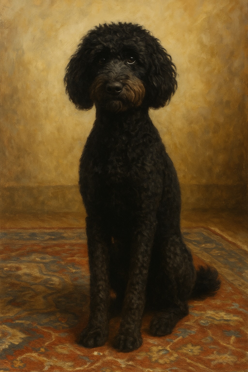 AI glam headshot with glass prism light