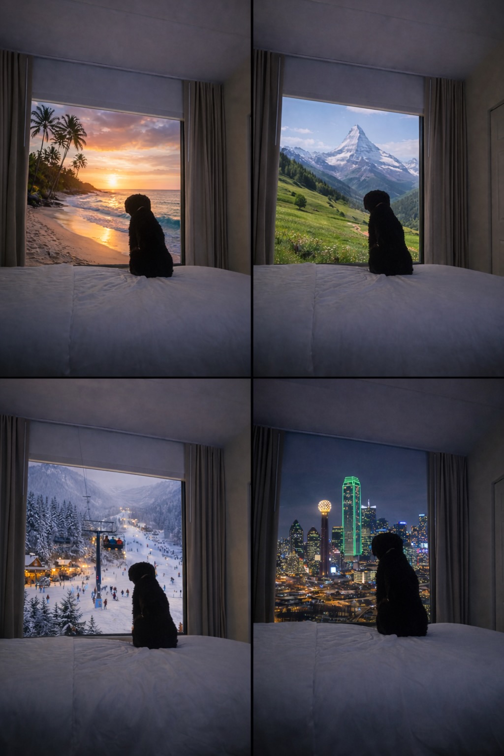 AI messy experimental portrait